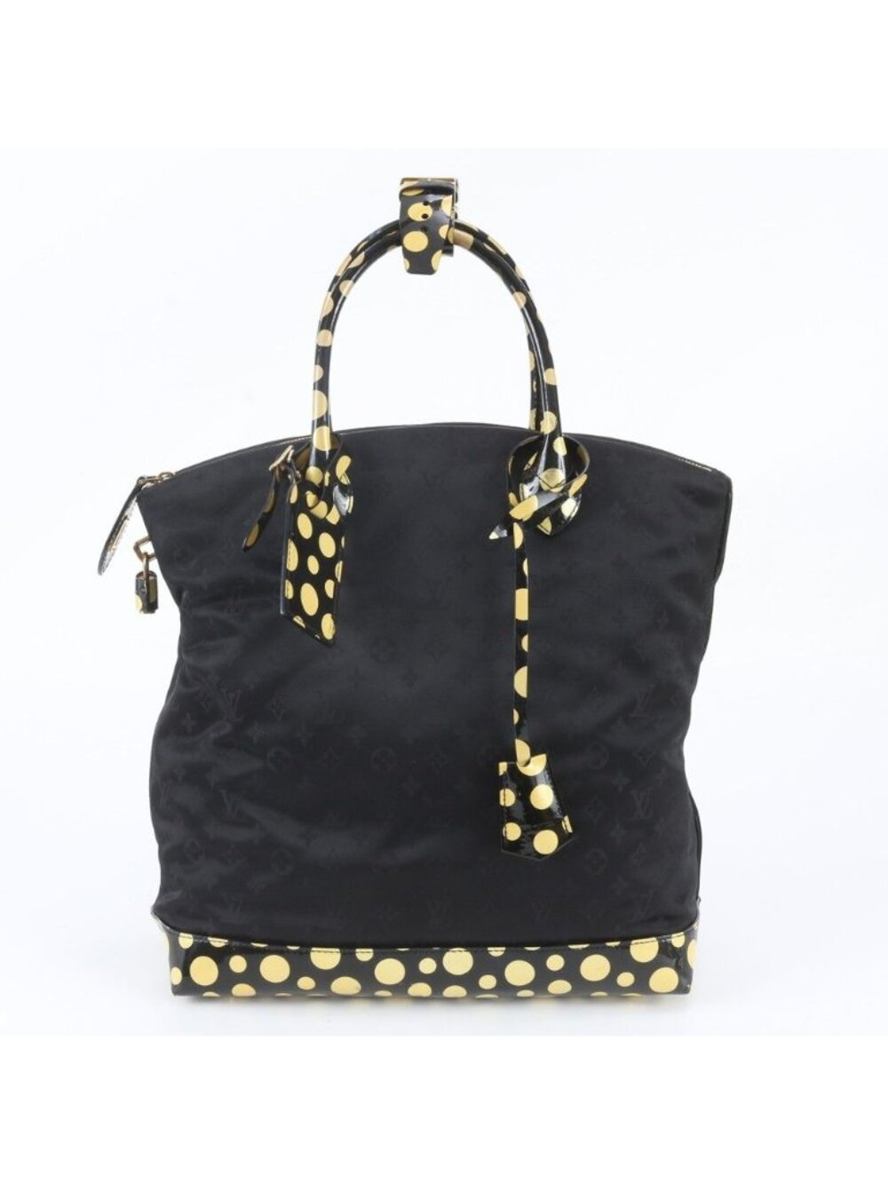 Louis Vuitton Yayoi Kusama LV YK Dot Infinity Lockit MM Leather Tote